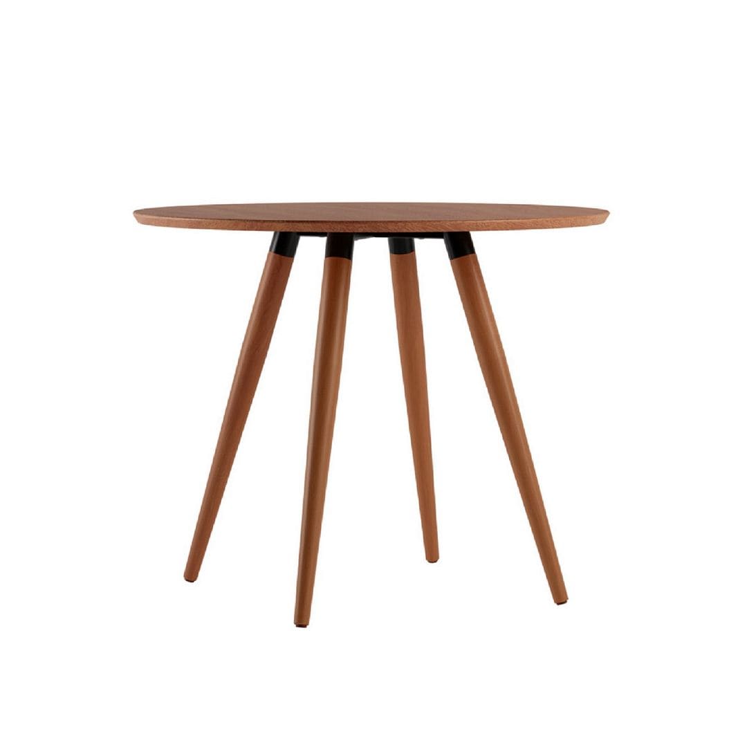 Manhattan Comfort Athena 35.43 Round Dining Table in Maple 