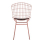 Manhattan Comfort Madeline Chair with Seat Cushion in Rose 