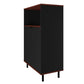 Manhattan Comfort Mosholu Accent Cabinet with 3 Shelves in 