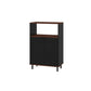 Manhattan Comfort Mosholu Accent Cabinet with 3 Shelves in 