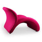Manhattan Comfort Rosebud Fuchsia Wool Blend Accent Chair - 