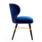 Manhattan Comfort Strine Royal Blue Velvet Dining Chair - 