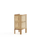 Manhattan Comfort Versailles End Table in Nature Cane - 