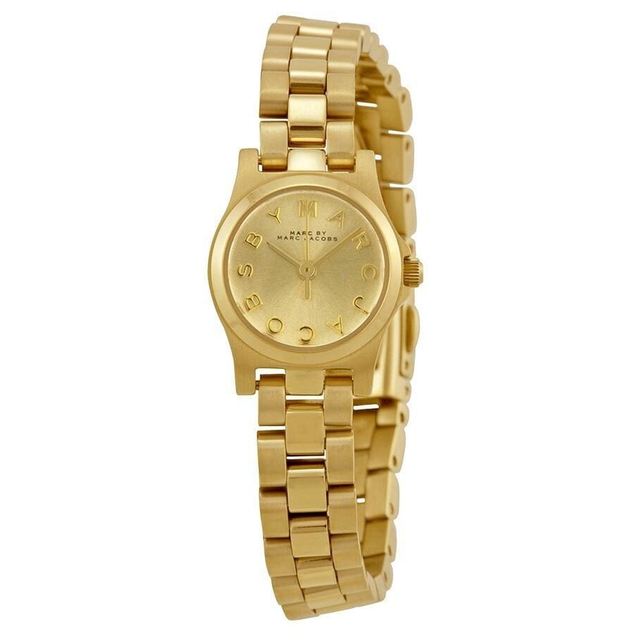 Marc Jacobs MBM3199 Henry Dinky Gold Tone Champagne Dial Ladies Watch