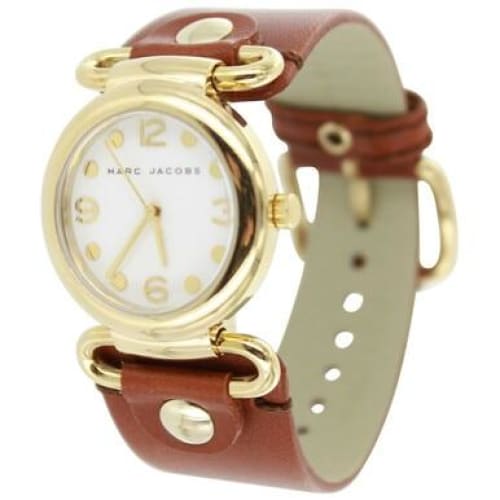 Marc Jacobs MBM8521 Molly Brown Leather White Dial Women’s 