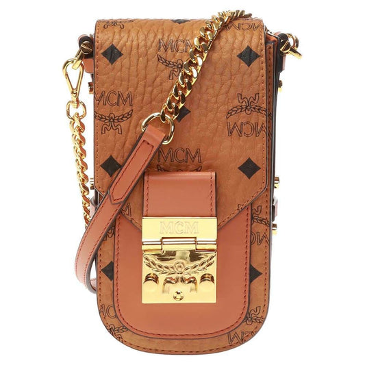 MCM Patricia Mini Cognac Leather Shoulder Bag MCM MWRASPA04CO 8809630688471