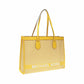 Michael Kors Large Bay Canvas Tote in Sunflower Gold MK 30H9GYIT7C-719 193599287072
