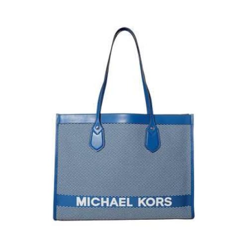 Michael Kors Large Bay Canvas Women’s Shoulder Tote Bag in 