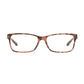 Michael Kors MK 4043-3251 Kya Pink Tortoise Graphic Rectangular Women's Eyeglasses 725125977036