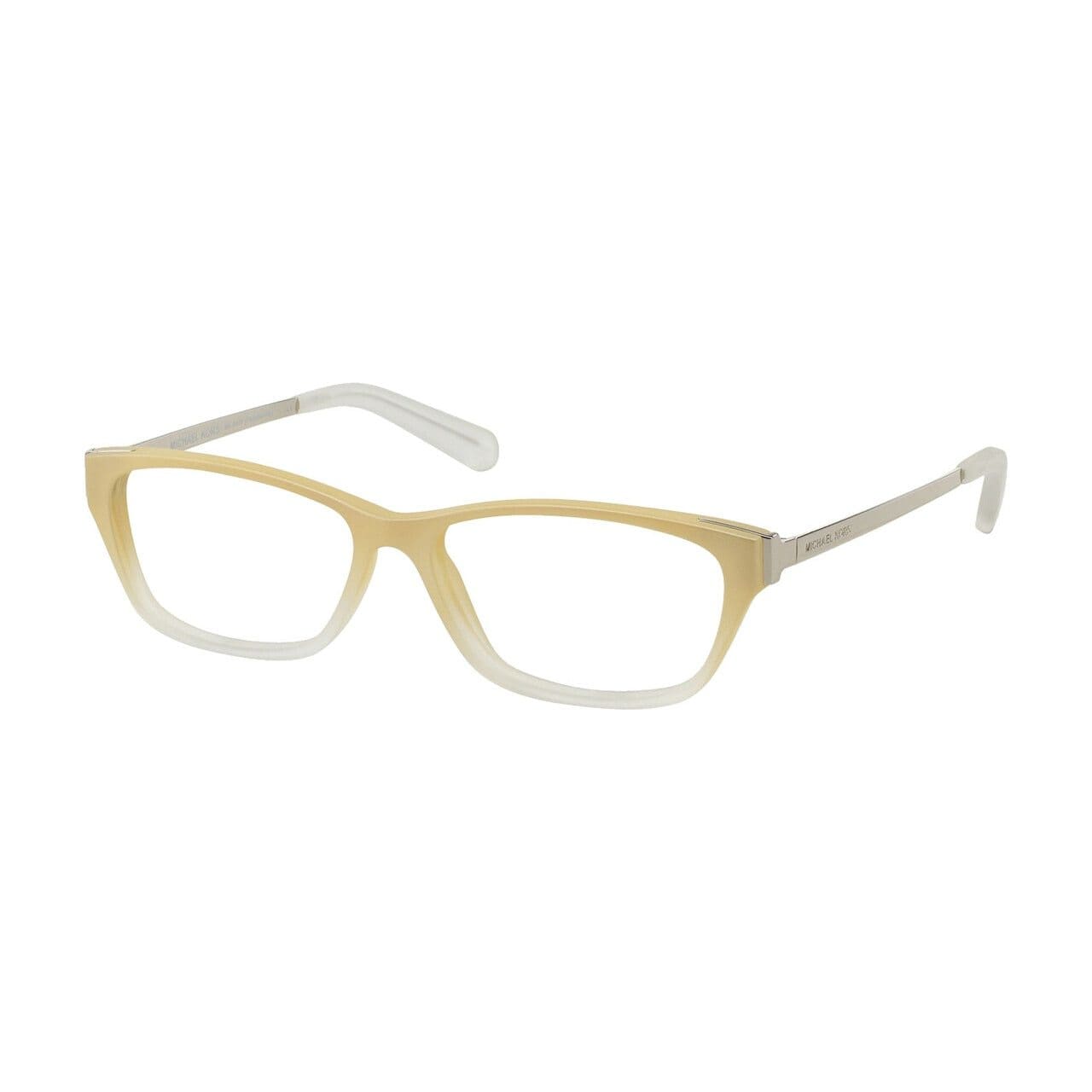 Michael Kors MK 8009-3038 Paramaribo Oak Crystal Rectangular Women's Acetate Eyeglasses 725125945004