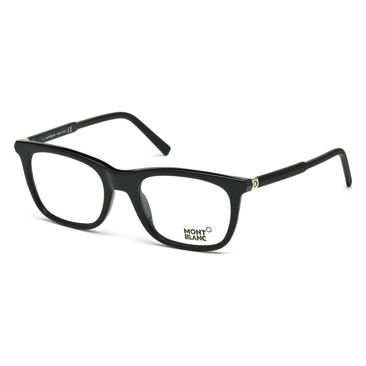 Montblanc MB0610-005 Black Men's Square Eyeglasses Frames 664689739219