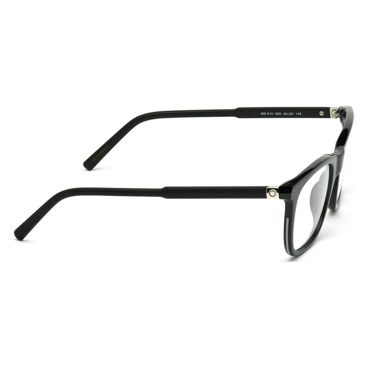 Montblanc MB0610-005 Black Men's Square Eyeglasses Frames 664689739219