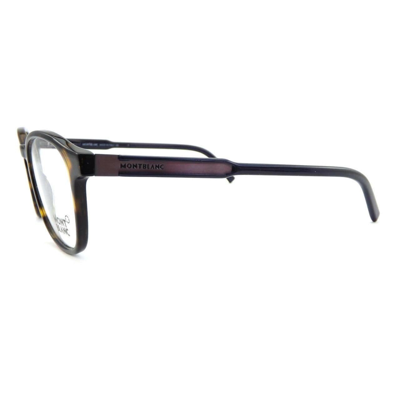 Montblanc MB0632-056 Dark Havana Men's Round Plastic Eyeglasses 664689787005