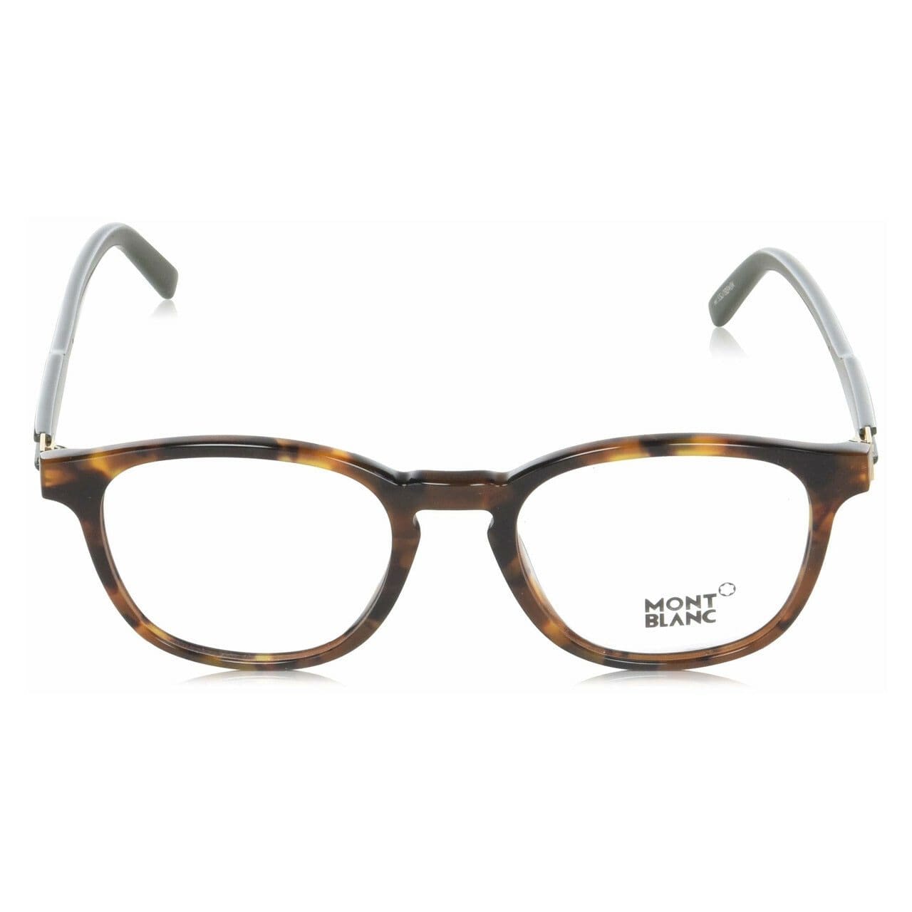 Montblanc MB0632-A56 Tortoise Round Unisex Plastic Eyeglasses 664689787012