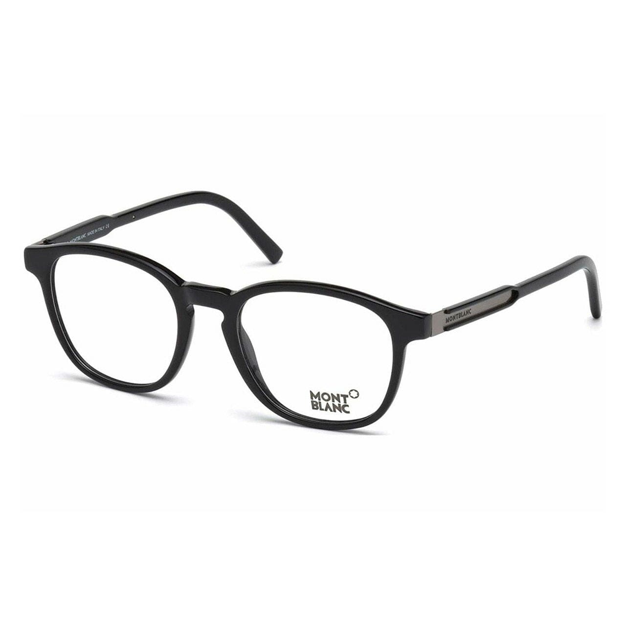 Montblanc MB0632-001 Black Round Men's Acetate Eyeglasses 664689786992