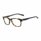 Nautica N8114-228 Matte Tokyo Tortoise Rectangular Men's Acetate Eyeglasses 688940450095