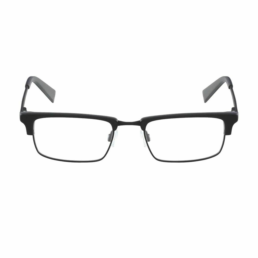 Nautica N8123-005 Matte Black Rectangular Men's Acetate Eyeglasses 688940453737