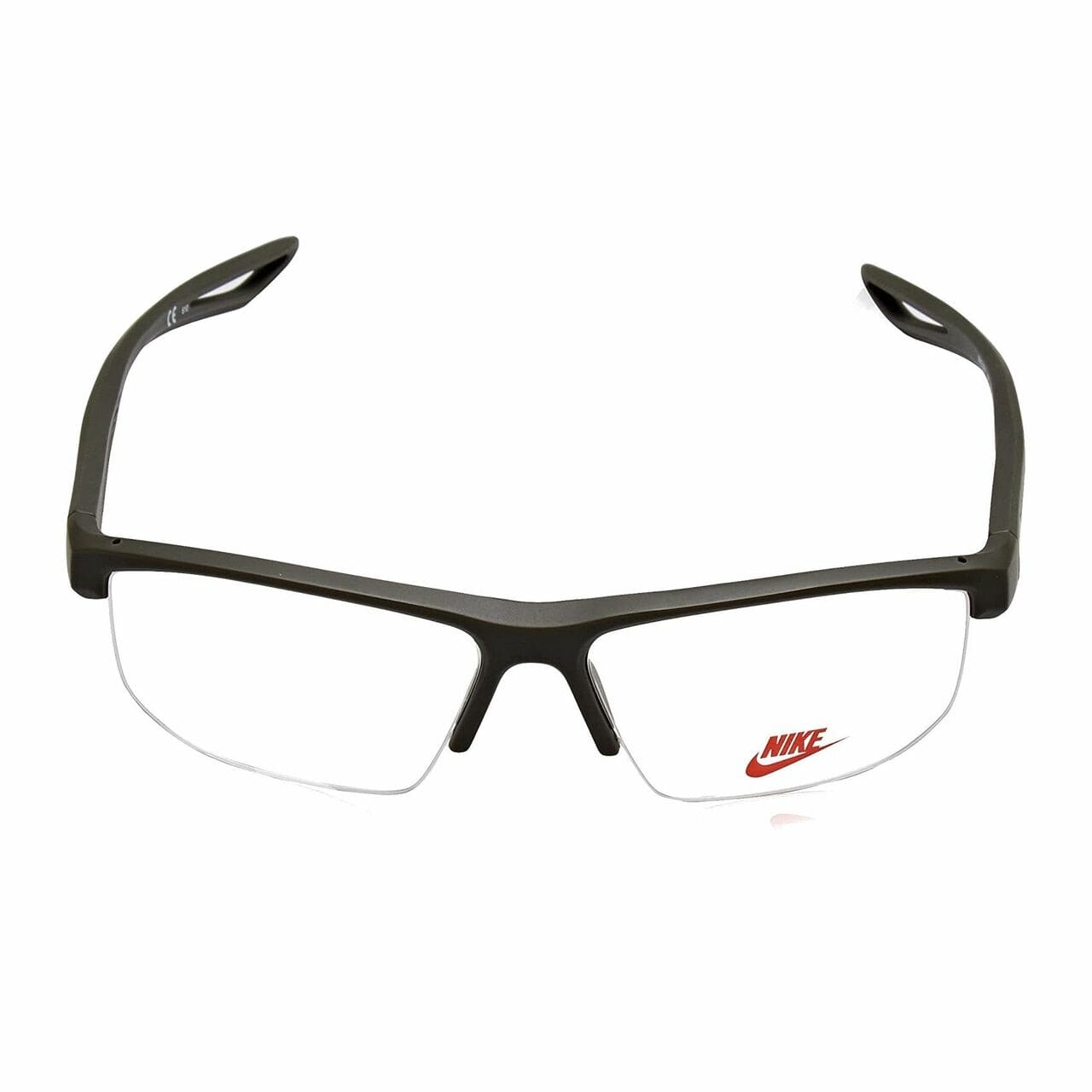 Nike 5001-300 Matte Cargo Khaki Rectangular Unisex Plastic Eyeglasses 886895290791