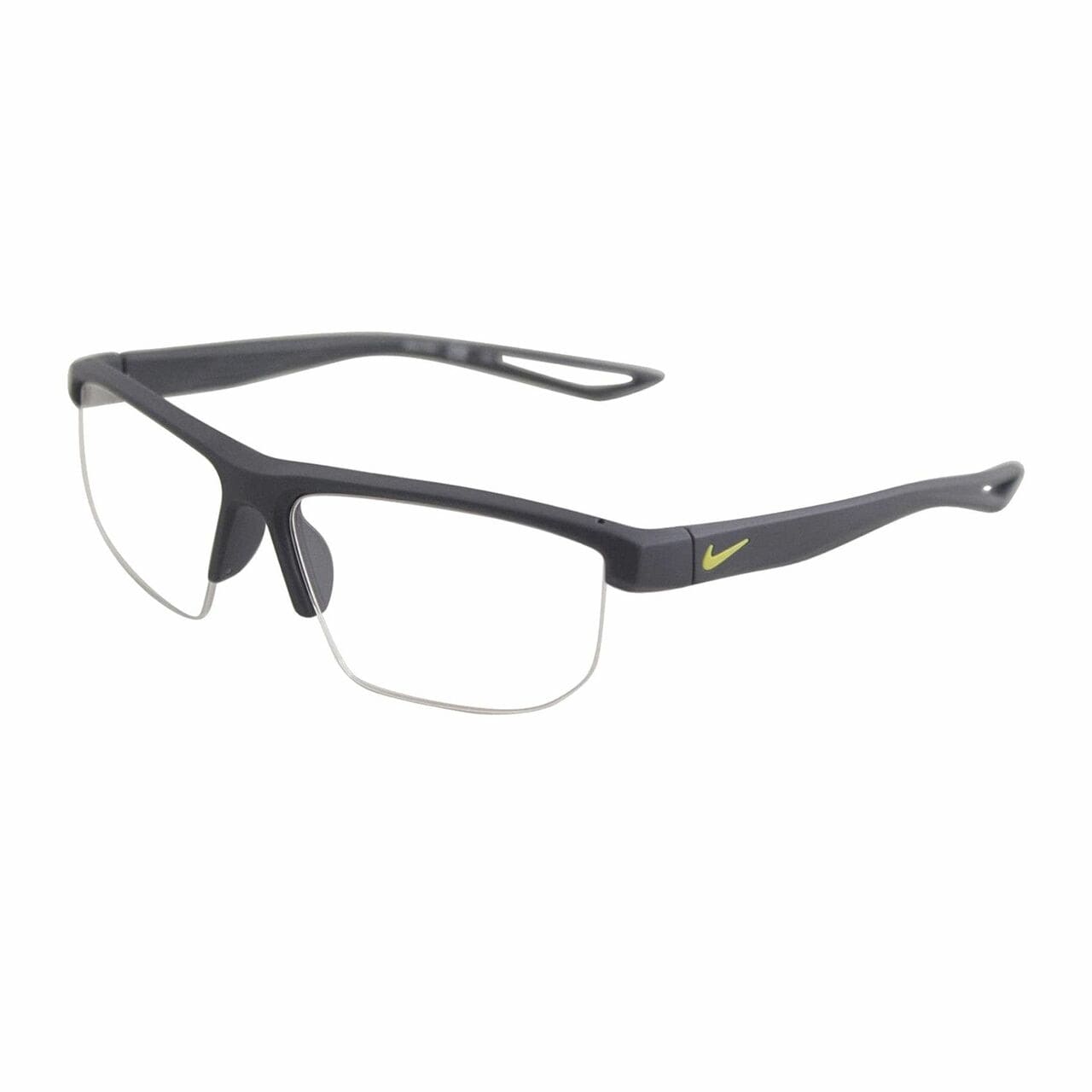 Nike 5001-400 Matte Blue Rectangular Unisex Plastic Eyeglasses 886895290784