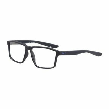 Nike 5003-415 Matte Blue Square Unisex Plastic Eyeglasses - 