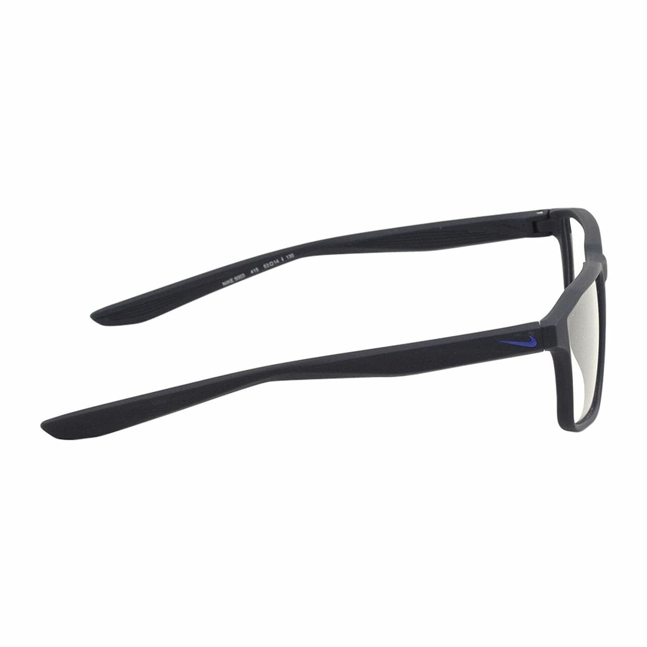 Nike 5003-415 Matte Blue Square Unisex Plastic Eyeglasses 886895296014