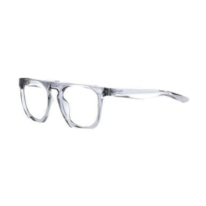 Nike 7110-060 Wolf Grey Square Unisex Plastic Eyeglasses - 