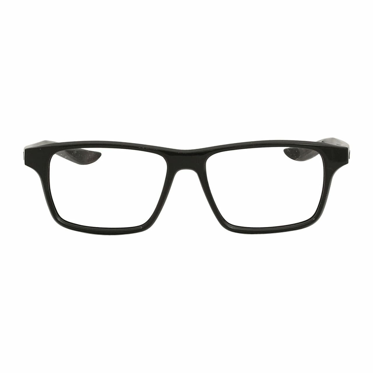 Nike 7112-010 Black Square Unisex Plastic Eyeglasses 886895332590