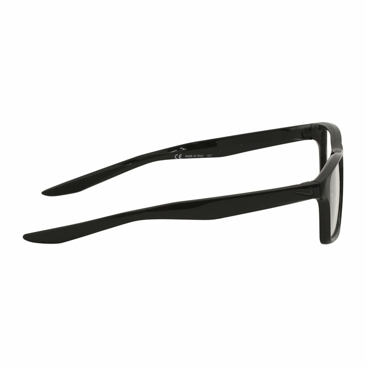 Nike 7112-010 Black Square Unisex Plastic Eyeglasses 886895332590