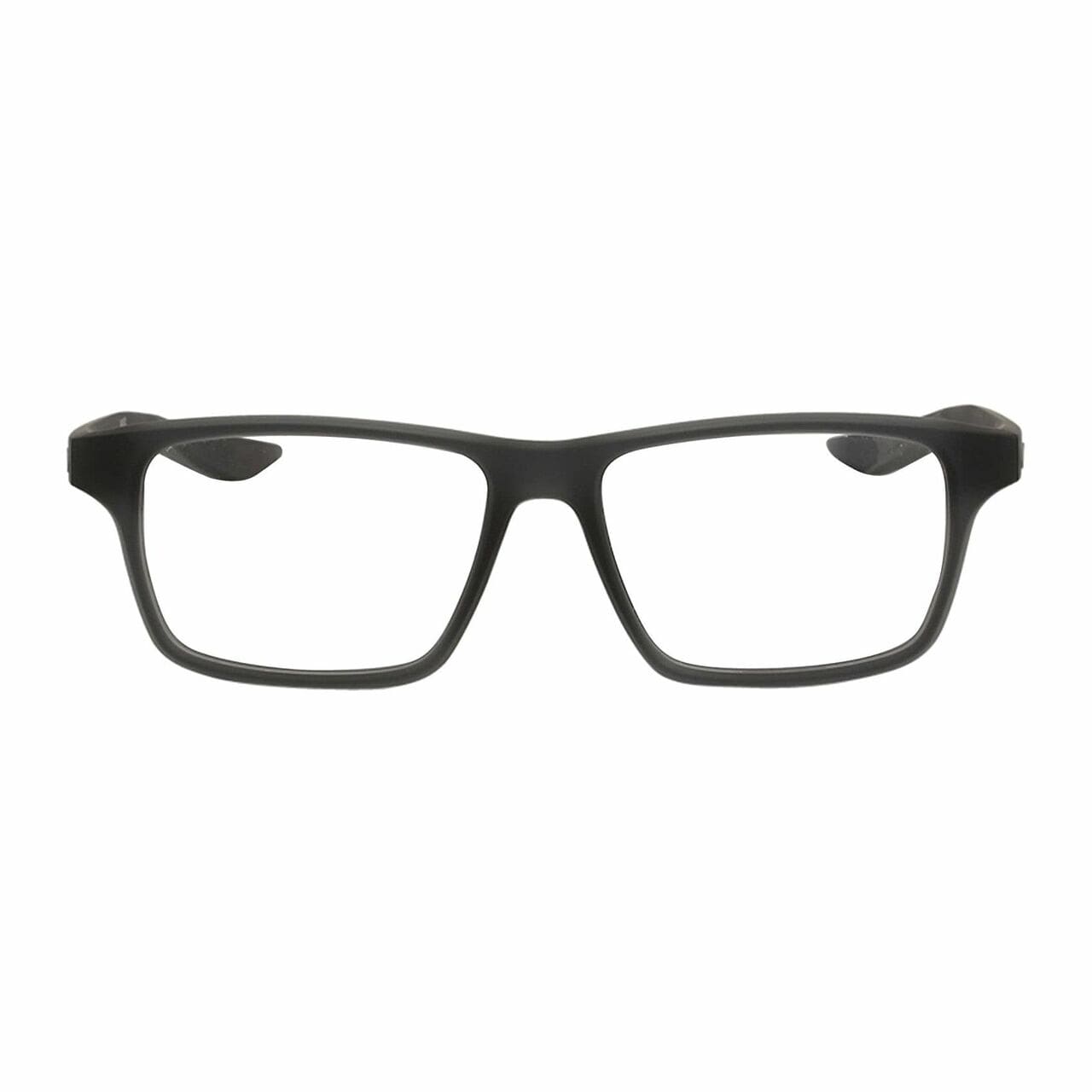 Nike 7112-070 Matte Dark Grey Square Unisex Plastic Eyeglasses 886895332903