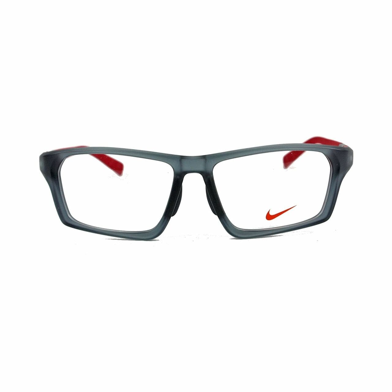 Nike 7878AF-030 Satin Crystal Bomber Grey Rectangle Men's Injected Eyeglasses 886895218184