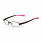 Nike 8091-631 Baroque Voltage Cherry Rectangular Men's Metal Eyeglasses 883121876941