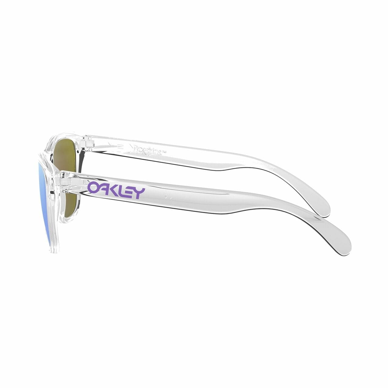 Oakley OJ9006-03 Frogskins XS Polished Clear Square Violet Iridium Youth Fit Sunglasses 888392374011