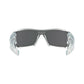 Oakley OO9101-07 Batwolf Clear Rectangular Ice Iridium Lens Men's Sunglasses 700285444055