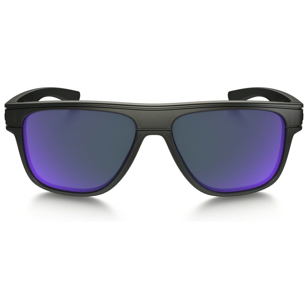 Oakley OO9199-02 Breadbox Matte Black Ink  Square Violet Iridium Lens Sunglasses 700285832326