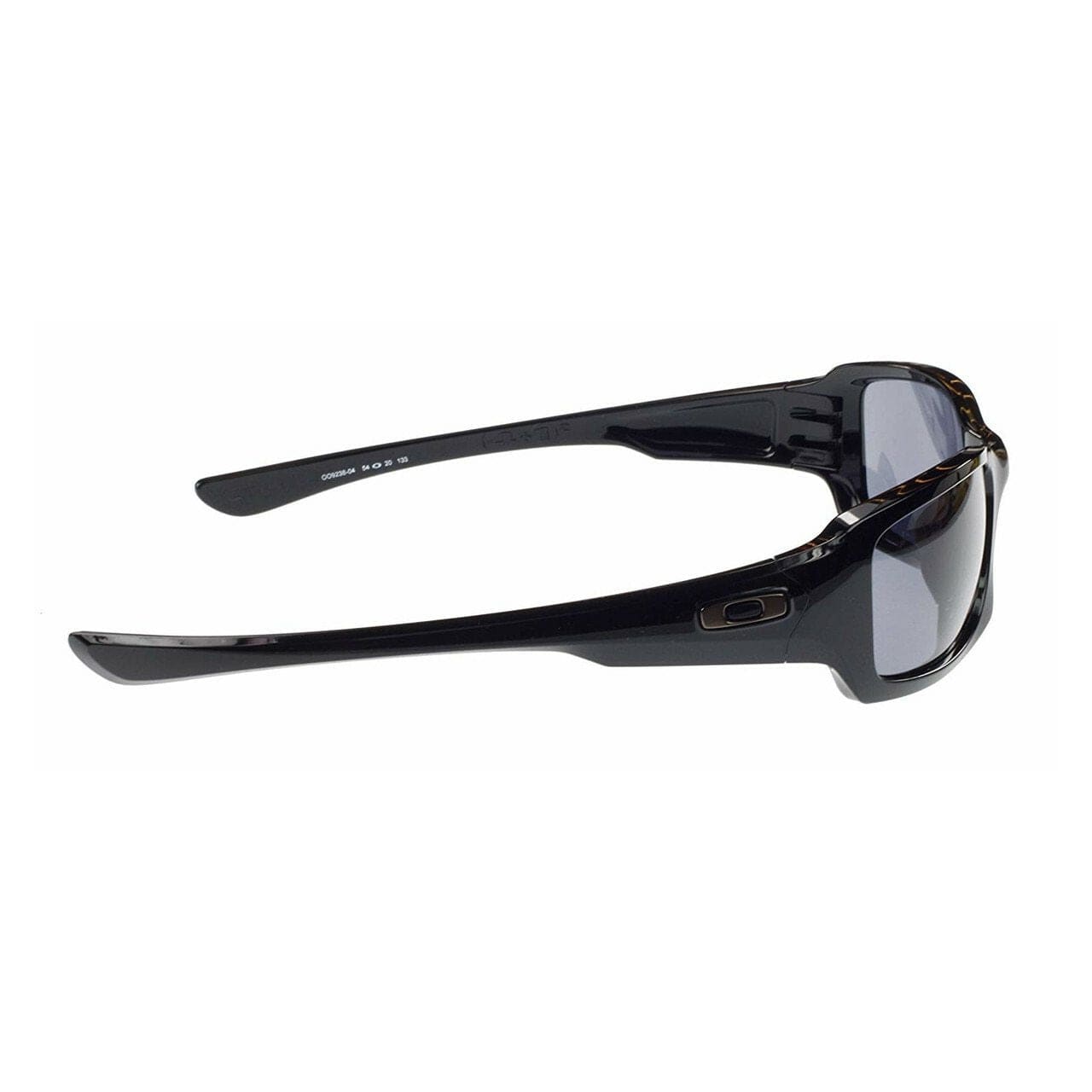 Oakley OO9238-04 Fives Squared Polished Black Rectangular Grey Lens Sunglasses 700285787084