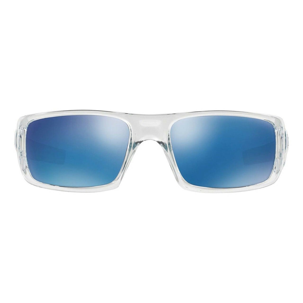 Oakley OO9239-04 Crankshaft Polished Clear Rectangular Ice Iridium Lens Sunglasses 700285870304