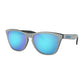 Oakley OO9245-5954 Frogskins Checkbox Collection Silver Square Prizm Sapphire Lens Sunglasses 888392267375