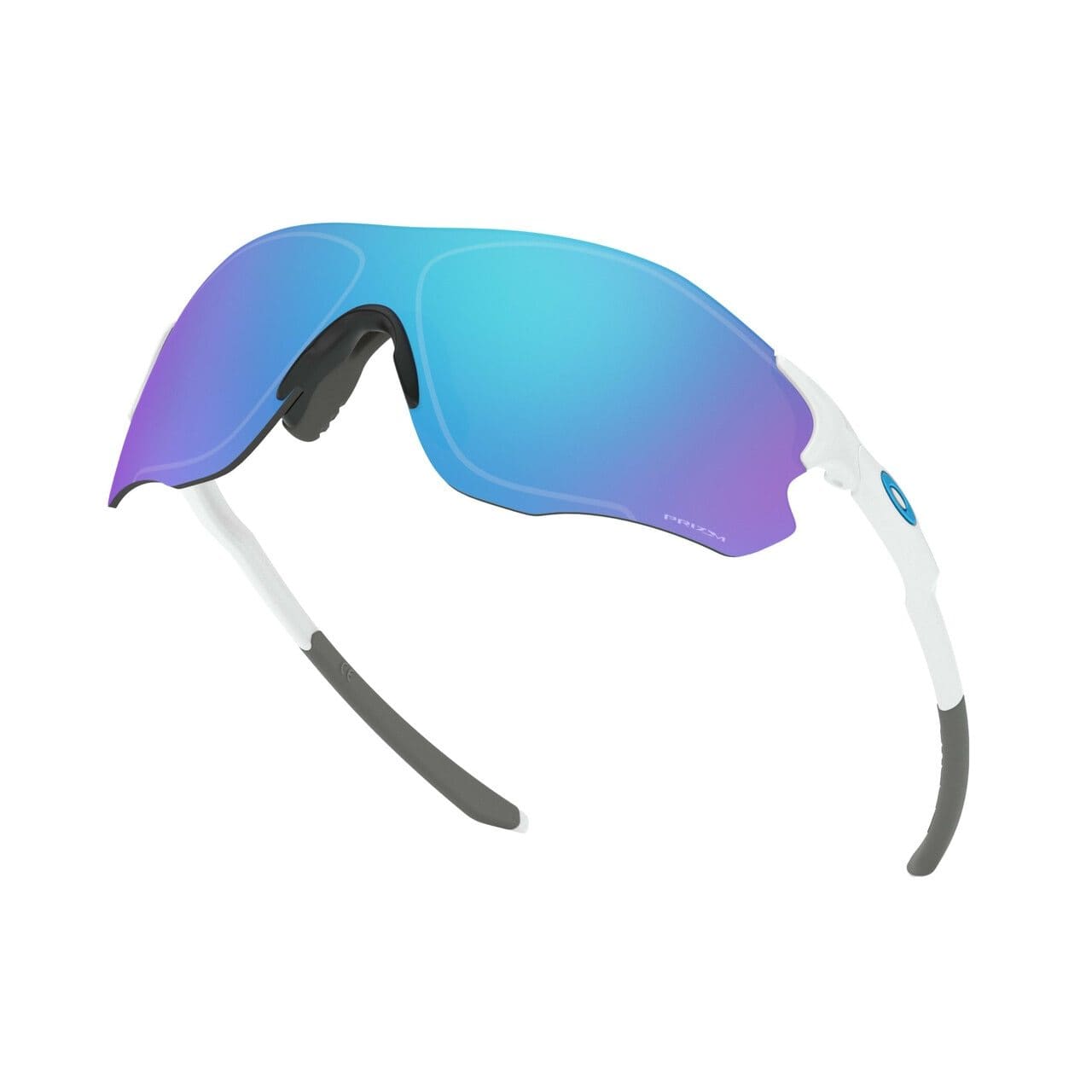 Oakley OO9313-1538 EVZero Path Asia Fit Polished White Sport Prizm Sapphire Lens Sunglasses 888392280145
