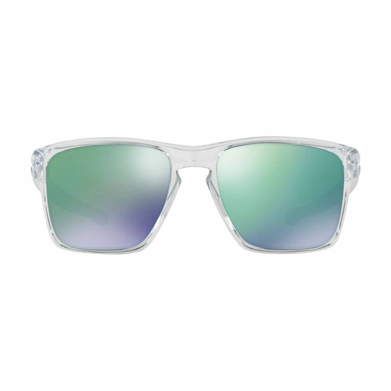 Oakley OO9341-02 Sliver XL Polished Clear Square Jade Iridium Lens Men's Sunglasses 888392214836