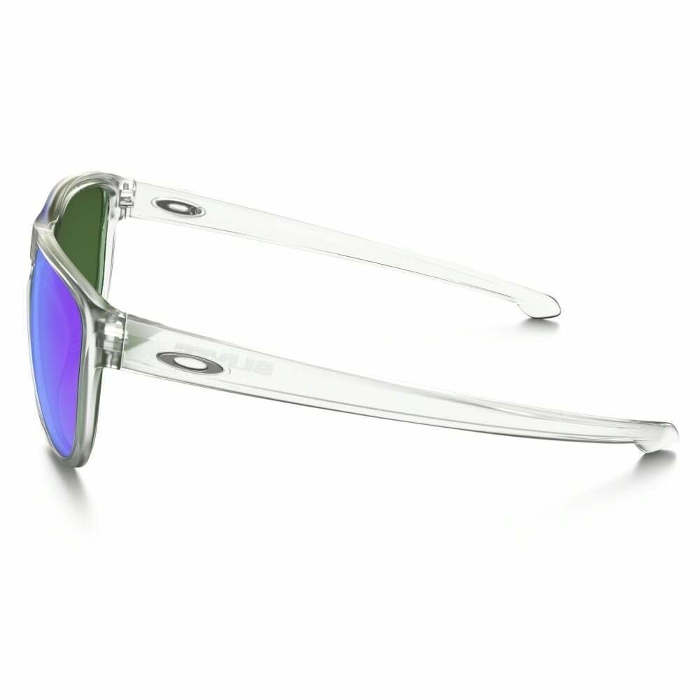 Oakley OO9342-02 Sliver R Matte Clear Round Sunglasses Frames with Violet Iridium Lens 888392214683