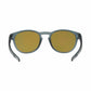Oakley OO9349-2453 Latch Matte Crystal Black Round Prizm Ruby Lens Men's Sunglasses 888392353986