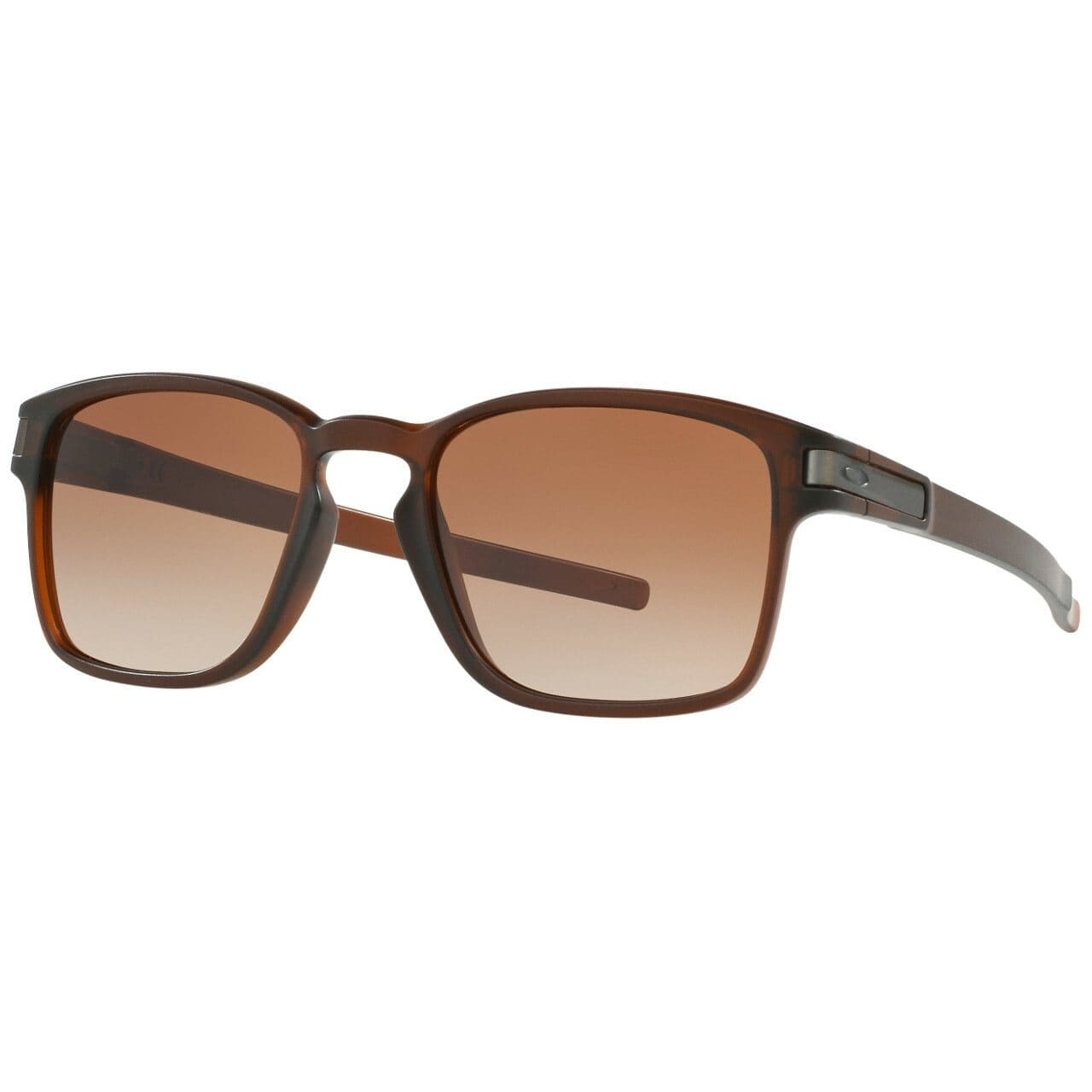 Oakley OO9353-09 Latch Matte Rootbeer Square Dark Brown Gradient Lens Sunglasses 888392222718