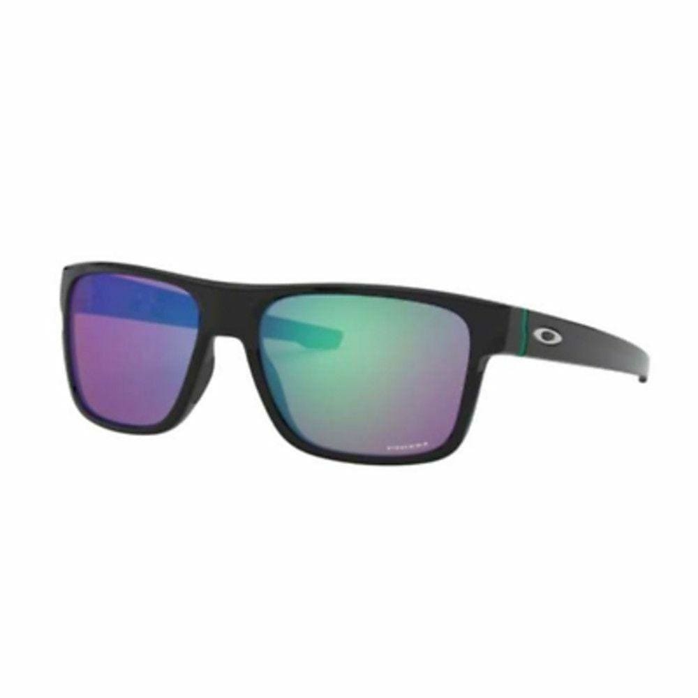 Oakley OO9371-1257 Crossrange Polished Black Square Prizm Golf Lens Men's Sunglasses 888392428073