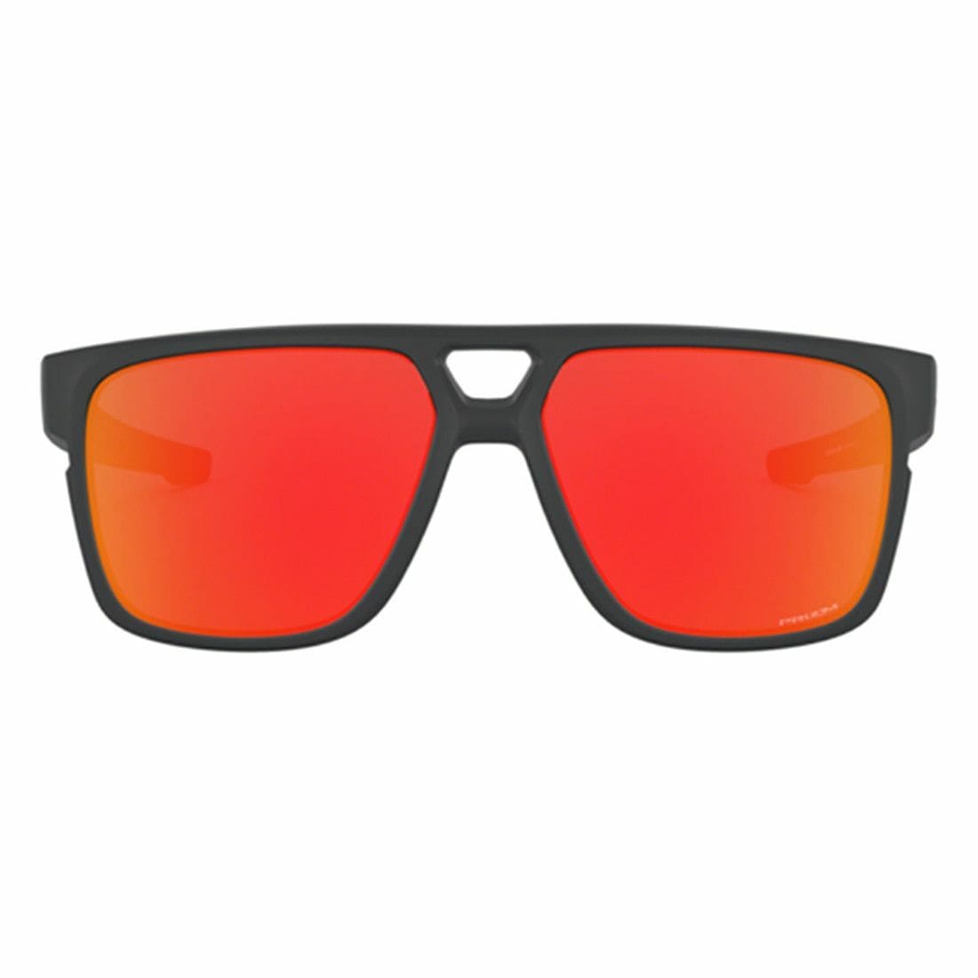 Oakley OO9382-2860 Crossrange Patch Matte Carbon Rectangular Prizm Ruby Lens Sunglasses 888392428011