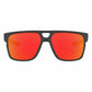 Oakley OO9382-2860 Crossrange Patch Matte Carbon Rectangular Prizm Ruby Lens Sunglasses 888392428011