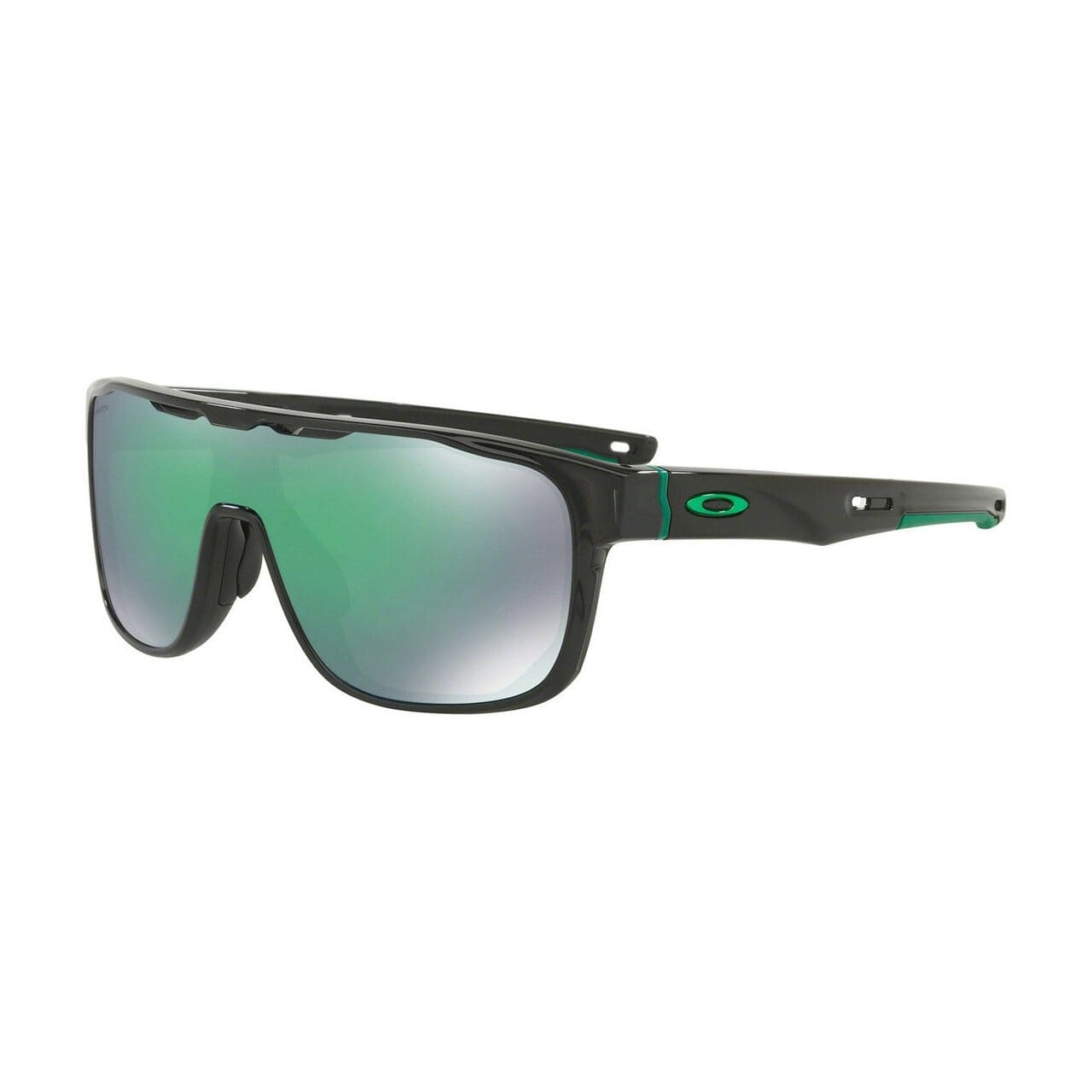 Oakley OO9387-03 Crossrange Shield Black Ink Rectangular Prizm Jade Lens Men's Sunglasses 888392299109