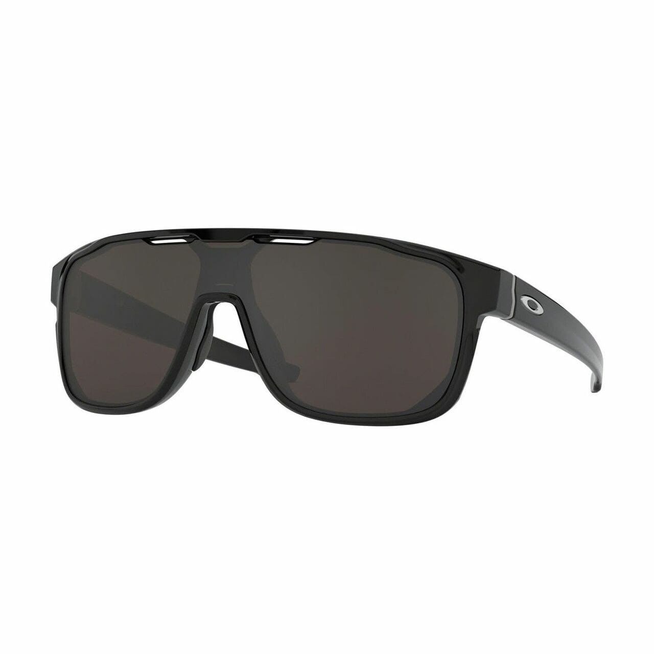 Oakley OO9387-1631 Crossrange Shield Prizm Grey Single Lens Polished Black Sunglasses 888392428240