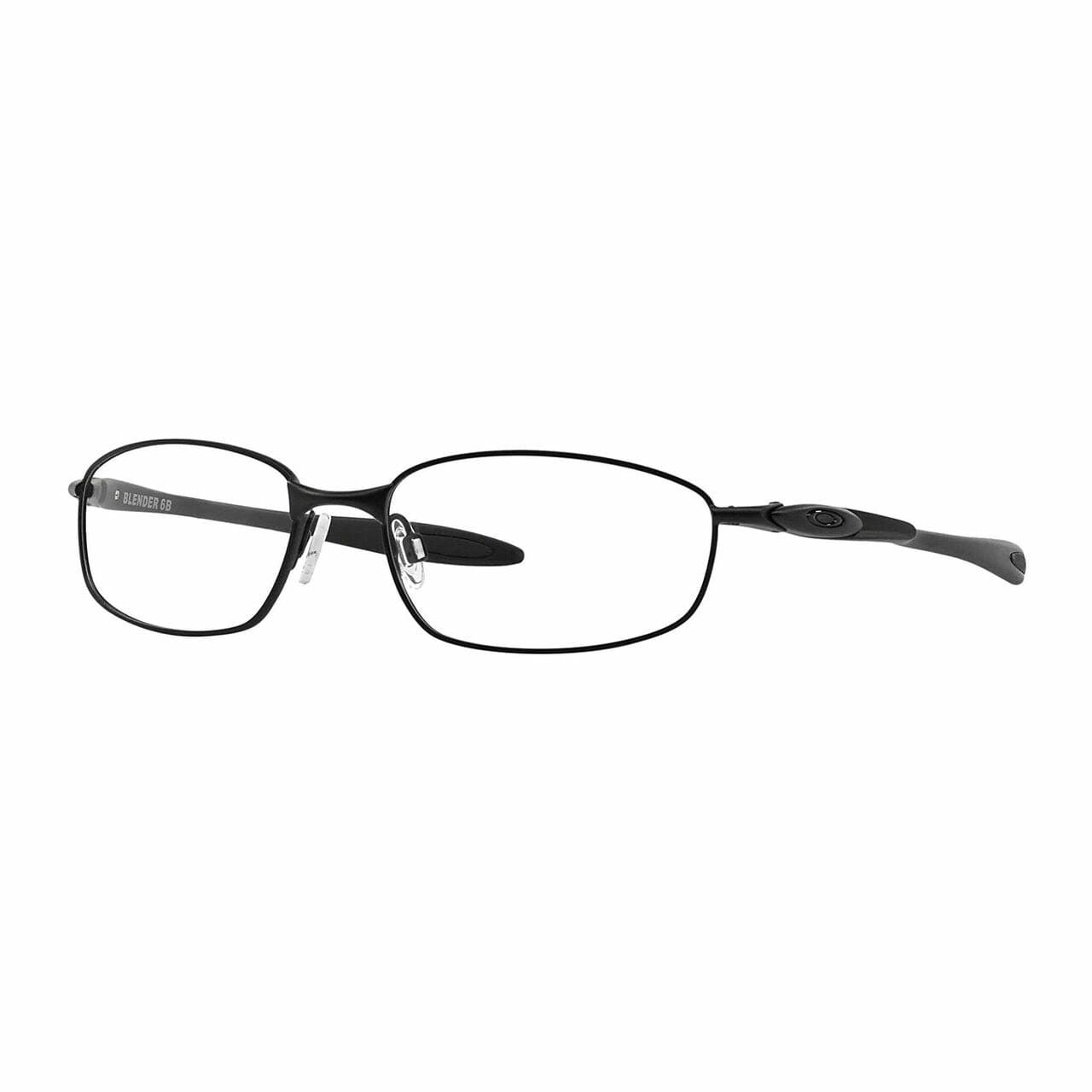 Oakley OX3162-0355 Blender 6B Satin Black Rectangular Men's Metal Eyeglasses 700285629063