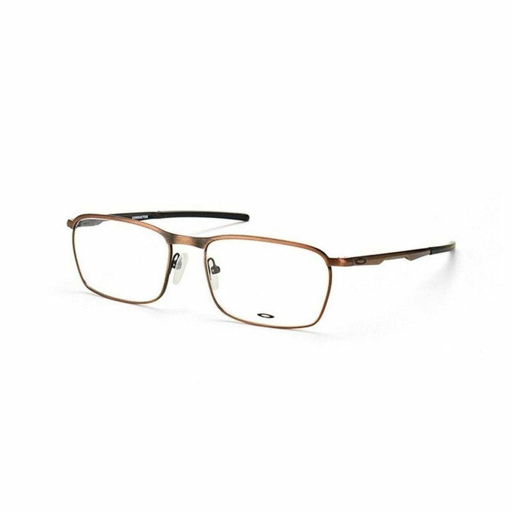 Oakley OX3186-0454 Conductor Toast Rectangular Men's Metal Eyeglasses 888392089915