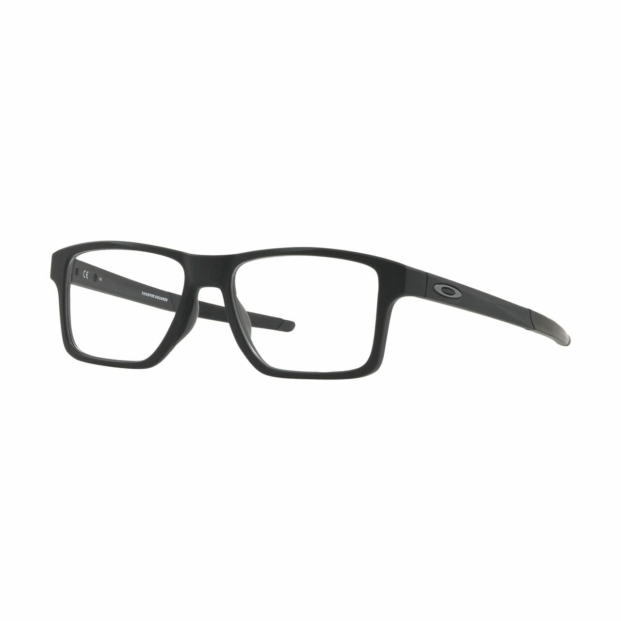 Oakley OX8143-0154 Chamfer Squared (TruBridge) Satin Black Square Plastic Eyeglasses 888392331885